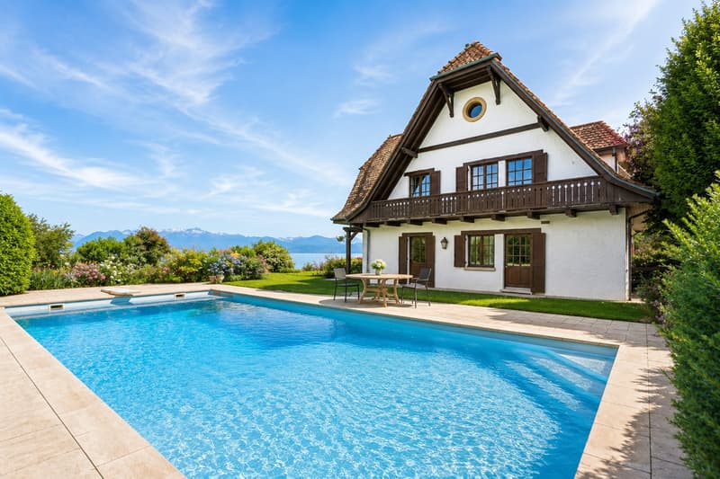 Maison de village avec vue Lac et Mont Blanc (6)