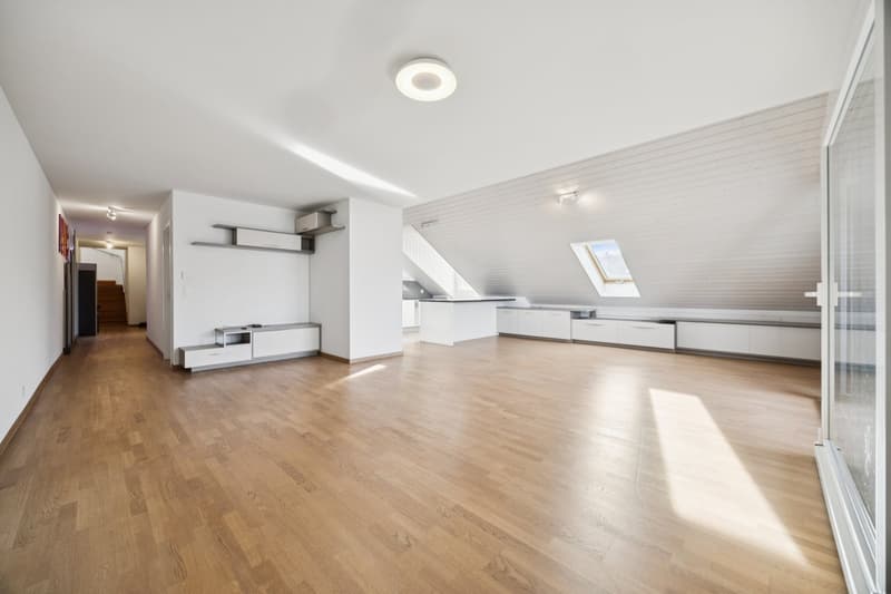 Spacieux duplex avec grande terrasse et beau dégagement sur le lac au (2)