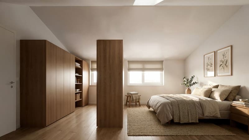 Chambre parentale avec option "dressing"