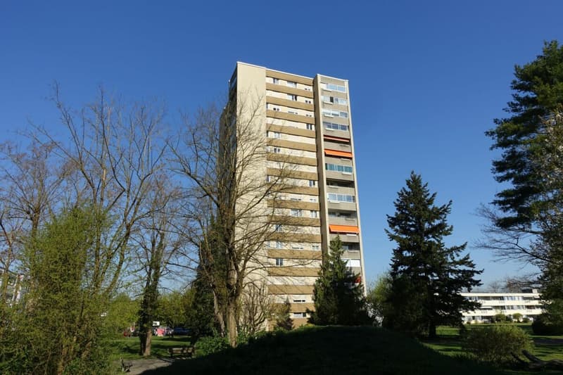 Mitten in Windisch: Sanierte 4.5-Zimmer-Wohnung im 11. OG mit herrlichem Ausblick