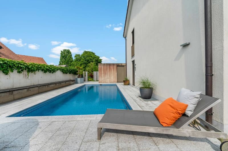 Villa de luxe 6.5 pièces avec un jardin magnifique, piscine et étang à koï (3)