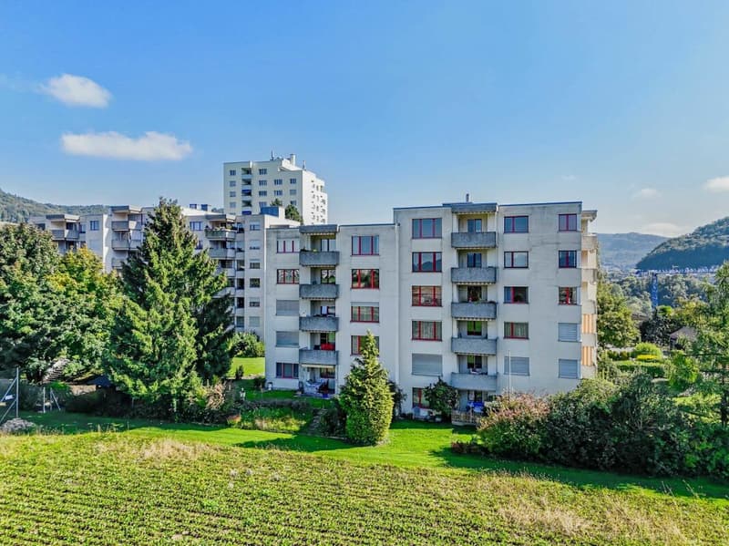 Top-floor residential unit with Limmat view. After replacing the kitchen and bathroom (plus CHF 35'000.00) it's as good as new. (2)