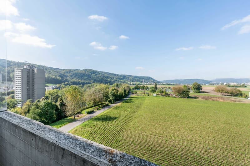 Top-floor residential unit with Limmat view. After replacing the kitchen and bathroom (plus CHF 35'000.00) it's as good as new. (10)