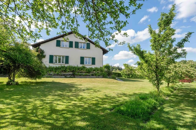 Freistehendes 5.5-Zimmer-Einfamilienhaus mit herrlichem Garten an wunderbar erhöhter Lage (1)