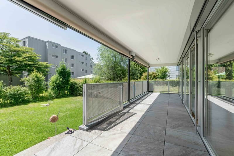 Grosszügige Erdgeschosswohnung mit grossem Garten im ruhigen und beliebten Wohnquartier "Scheibenschachen" direkt an der Aare (14)