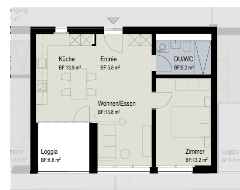 Erstvermietung - moderne und urbane 2.5-Zimmer-Wohnung in Brugg (8)