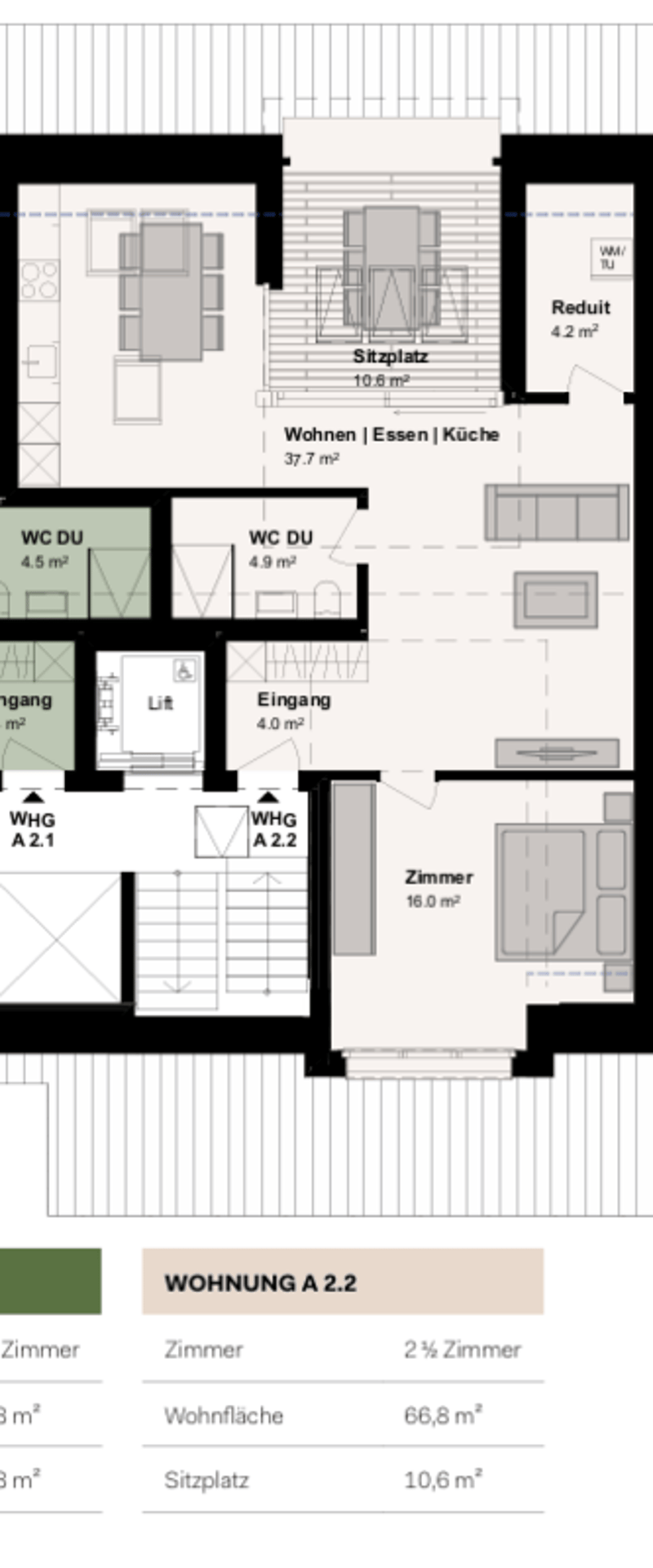 Hochwertig ausgebaute 2.5-Zimmer-Dachwohnung zu vermieten (10)
