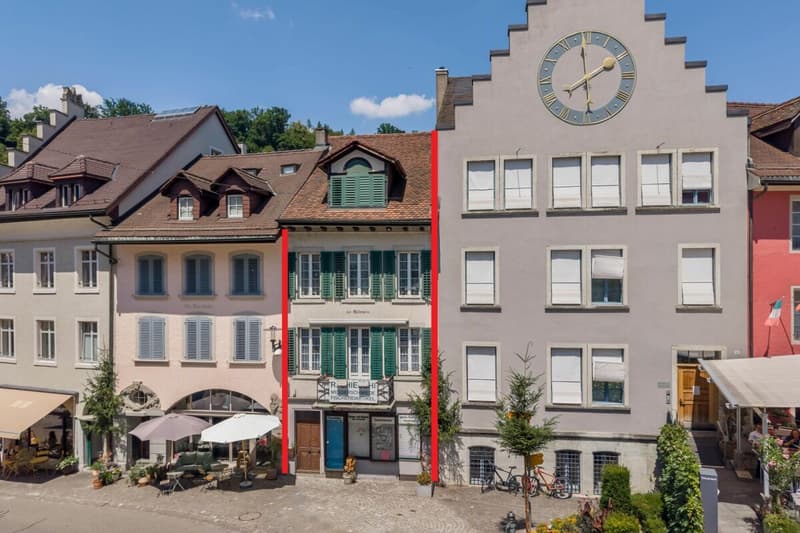Historisches Altstadthaus mit grosszügigen Wohnflächen und Gewerbe/Verkaufsläche im Erdgeschoss (1)