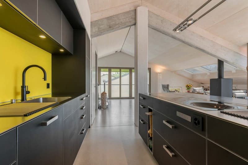 Exklusives Penthouse im obersten Stockwerk mit zwei Terrassen, überwiegend offener Grundriss mit rund 181 m2 (7)
