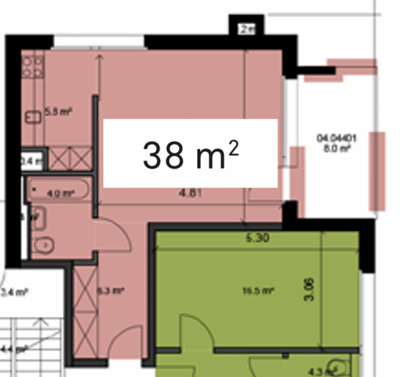 Gepflegte 1.5-Zimmer-Wohnung mit Balkon (7)