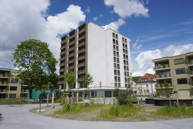 Alterswohnung: Hindernisfreie 2-Zimmer-Wohnung im 8. Stock beim Gesundheitszentrum Brugg (1)
