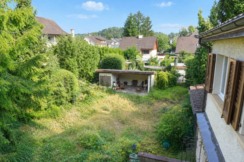 Baulandgrundstück über 864 m2 im Zentrum von Mellingen, voll erschlossen, mit Altliegenschaft (4)