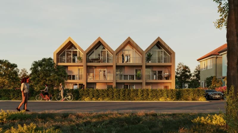 Progetto di costruzione nuova Casa Natura - case a schiera di 5,5 locali (1)