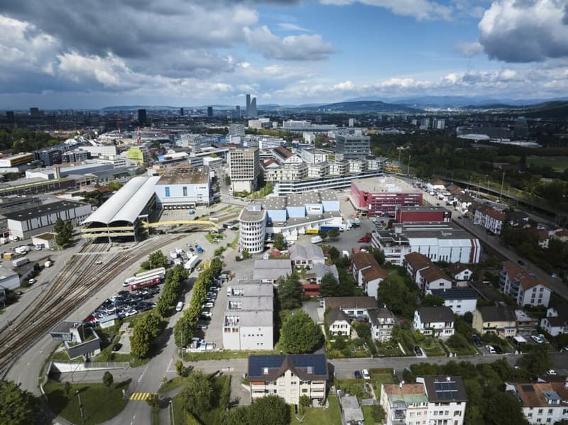 Arbeiten im Zentrum der Dreispitz-Entwicklung (8)