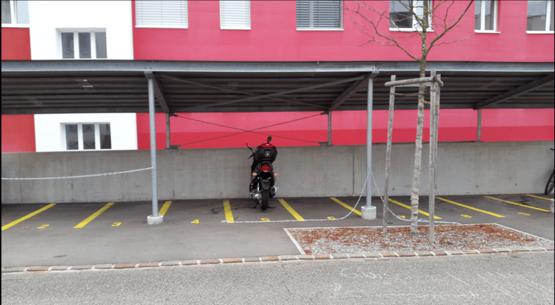 Motorradplatz