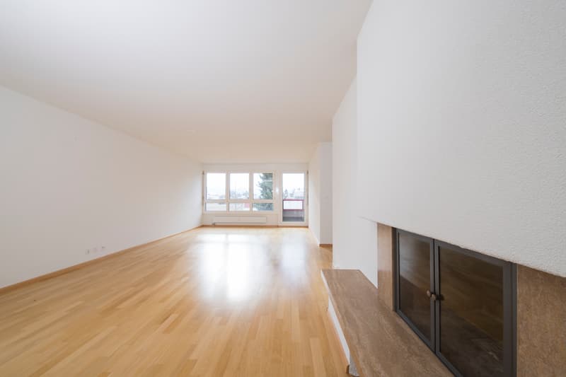 Wohnzimmer mit Cheminée