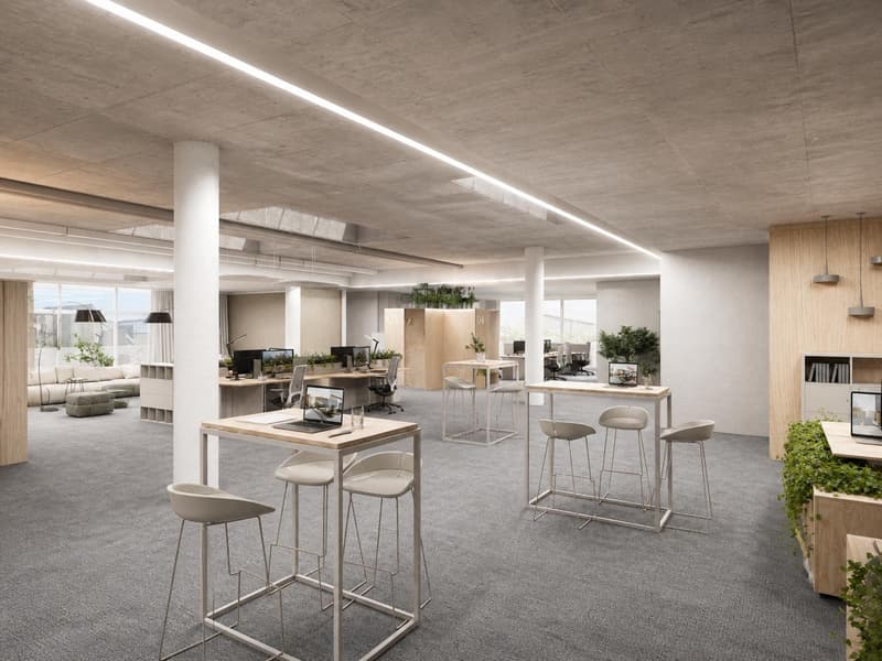 Moderne Büroflächen am Bahnhof Oerlikon (1)