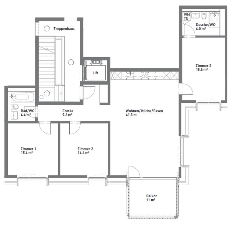 Attraktive 4.5 Zimmer-Neubauwohnung an ruhiger Lage (9)