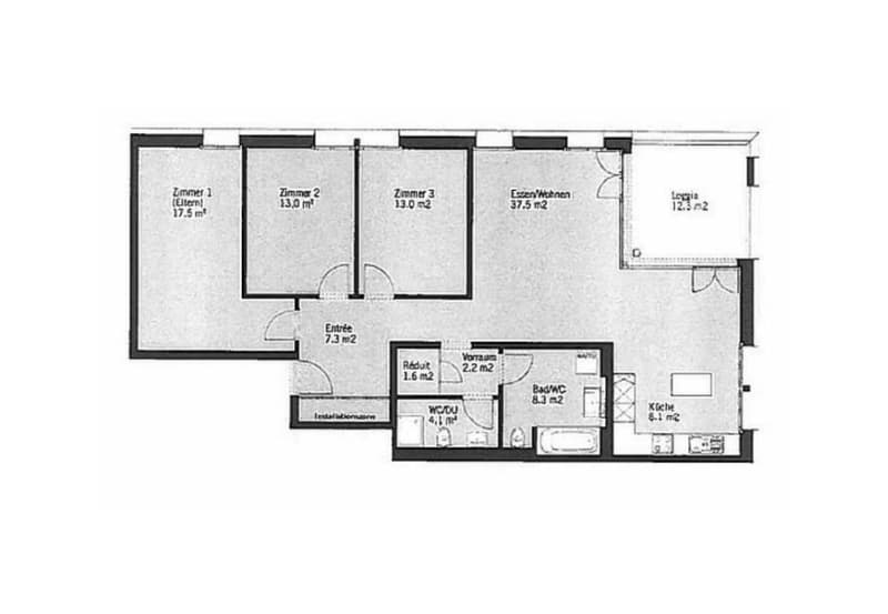 Grosszügige 4.5 Zimmer-Wohnung an ruhiger Lage (8)