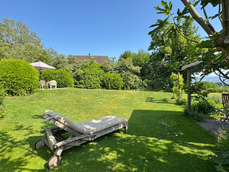 Gepflegtes Riegelhaus mit Traumgarten & Weitsicht - ausbaubar (2)
