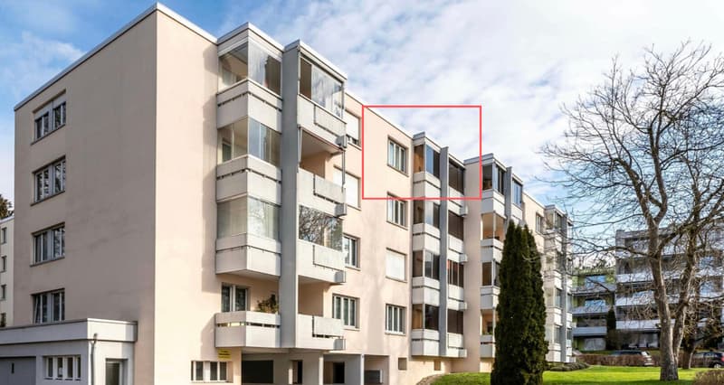 Moderne 3.5 Zi. Attikawohnung, 2 Balkone, Lift (12)