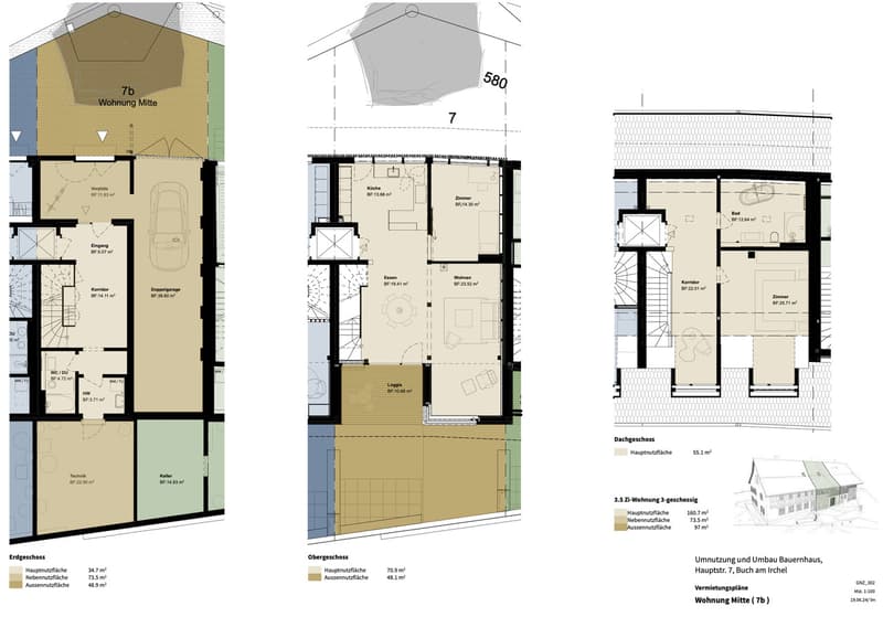 3.5 Zimmer Haus angebaut, Lift, Top Ausbau (9)