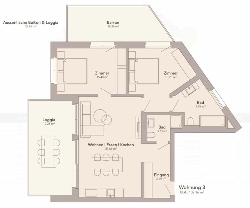 3.5-Zimmer-Wohnung 1. OG ZWEITWOHNSITZ (6)