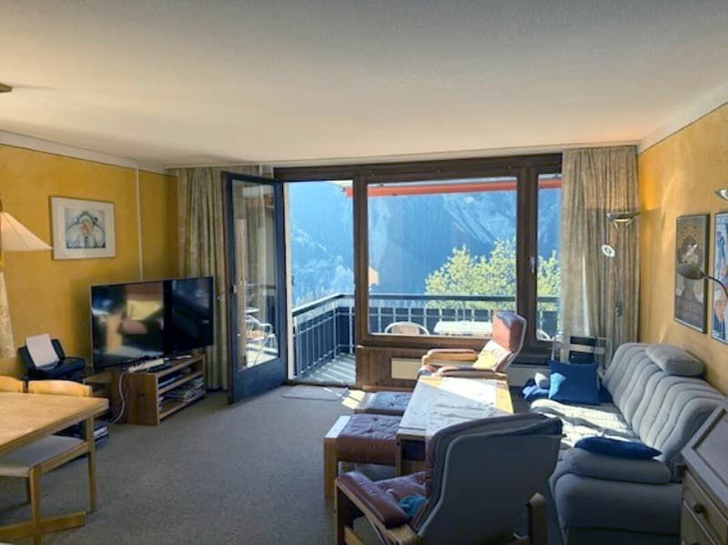 Sonnige 2.5-Zimmerwohnung, Hauptstrasse 30, Davos Wiesen (7)