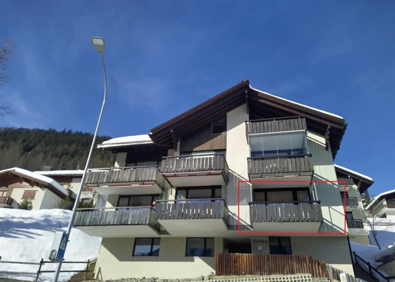 Sonnige 2.5-Zimmerwohnung, Hauptstrasse 30, Davos Wiesen (1)