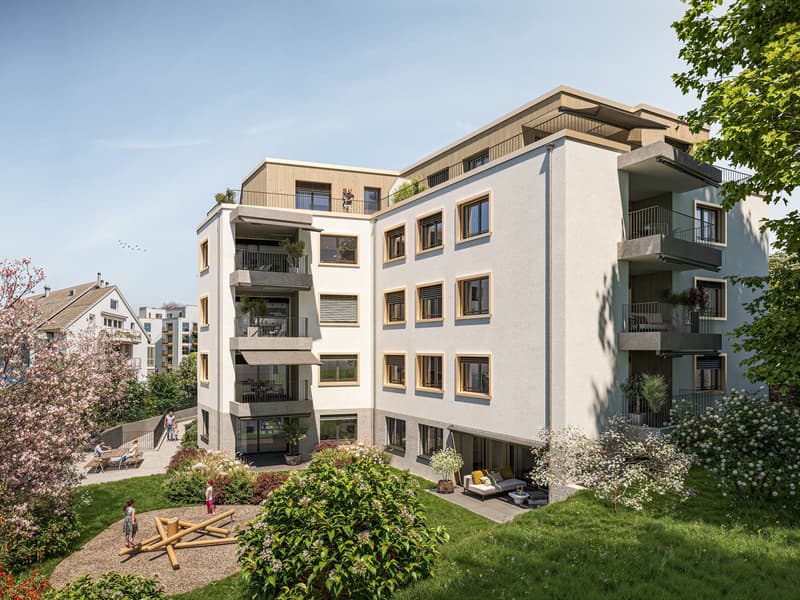 3.5 Zimmer Neubau Attikawohnung an ruhiger Lage in Oerlikon (8)