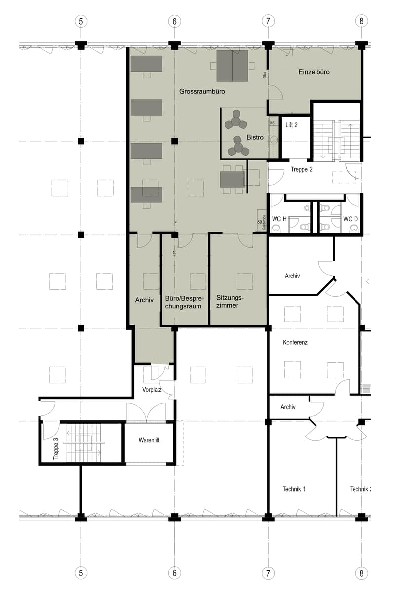 Hochwertig ausgebaute Büroräumlichkeiten (8)