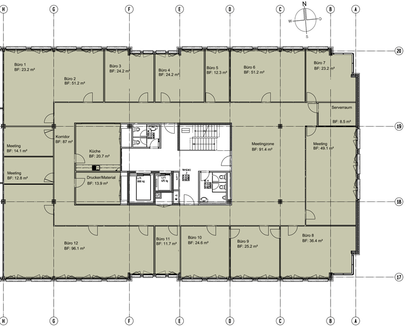 704 m² Bürofläche in Baar | 3 Monate mietzinsfrei (12)
