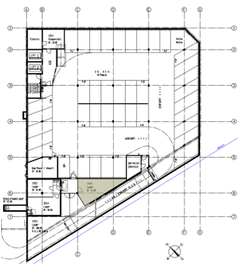 Laden- oder Dienstleistungsflächen an idealer Verkehrslage 826 m² (10)
