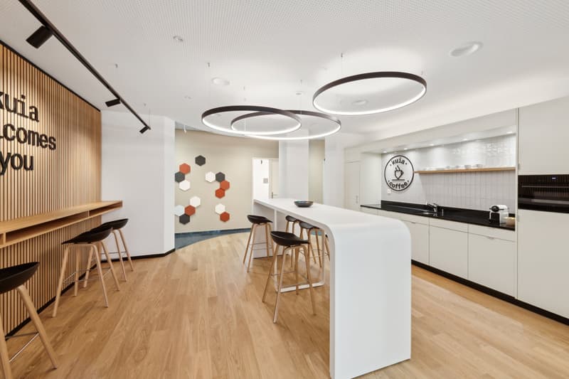 Der Coffee Corner ist der Treffpunkt im kuia-office