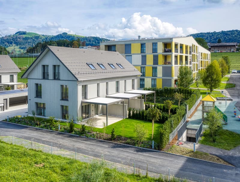 Die Häuser 2a bis 2c sind schlüsselfertig ausgebaut und bezugsbereit.