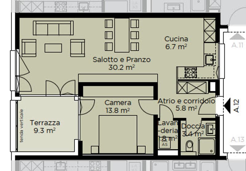 Moderno appartamento in ottima posizione (7)