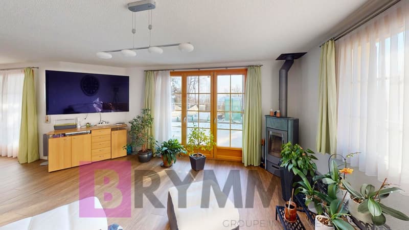 De cette villa, on y voit le Moléson | homegate.ch