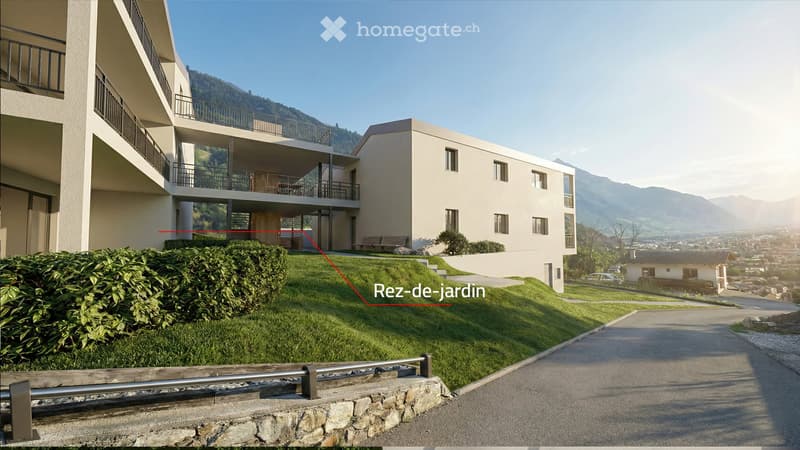 Appartement 4.5p rez-de-jardin-Martigny-Combe-vente directe (3)