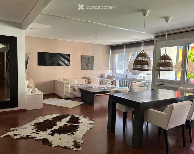 A louer à Vouvry, appartement au calme, environ 100m2 (2)