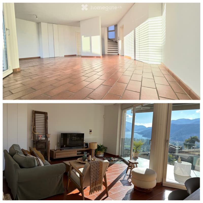 Splendida villa con vista sul lago di Lugano (3)