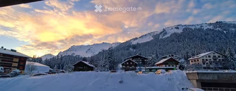 À l'année Appart. 2.5 pcs rénové, centre de Morgins, garage (5)