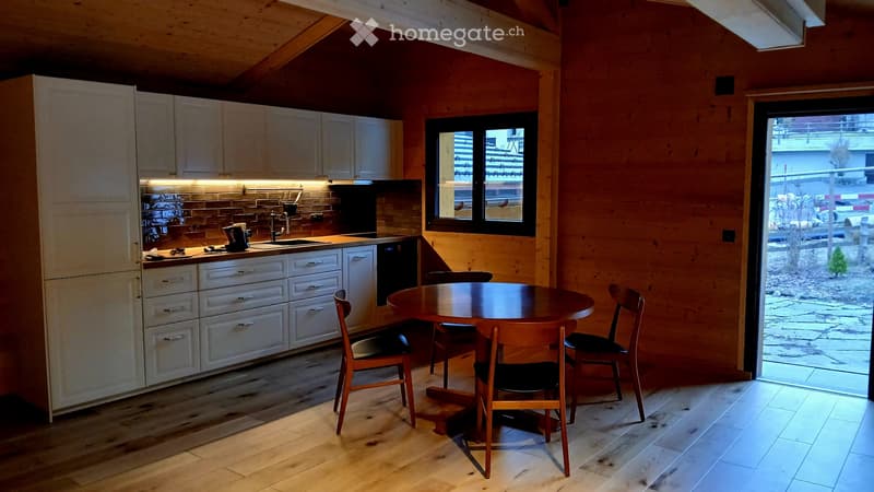 Appartement neuf dans chalet aux Paccots (2)