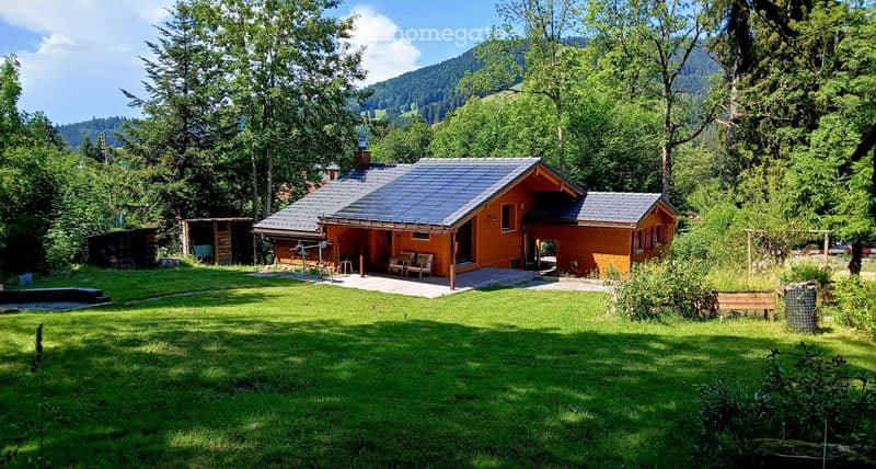 Appartement neuf dans chalet aux Paccots (1)