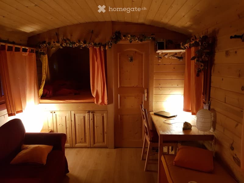 Roulotte de charme avec sauna privé (4)