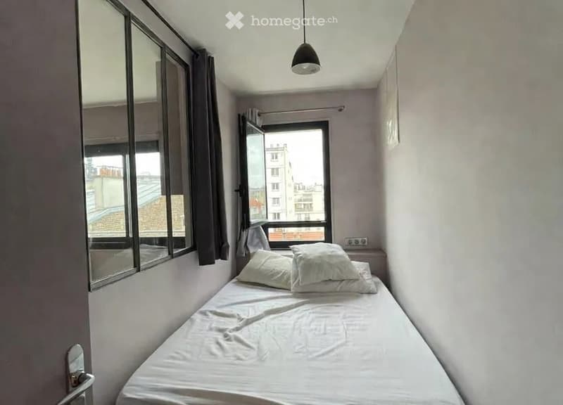 Appartement 2 pièces rénové  Eaux-Vives  lumineux avec vue (4)