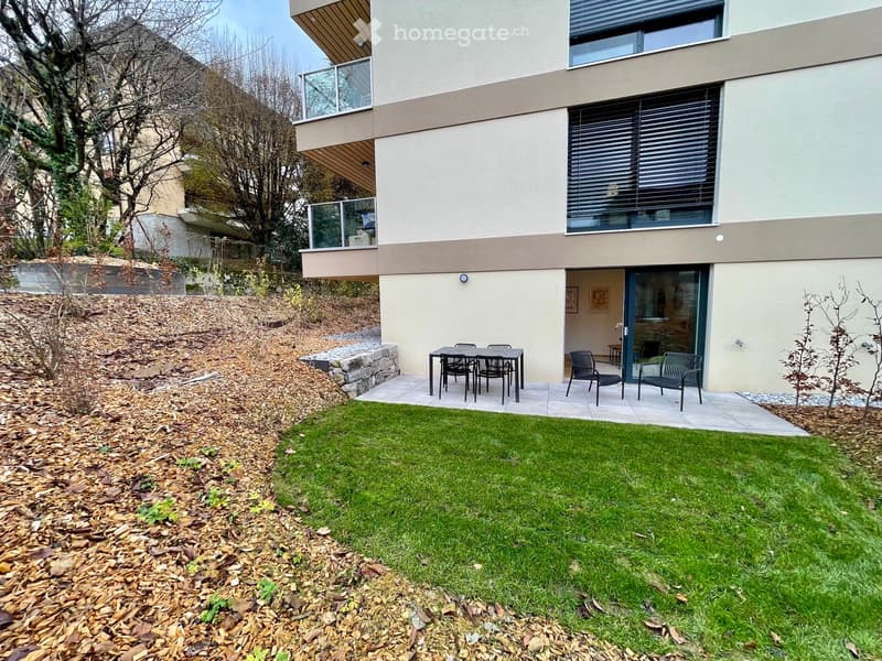 Appartement meublé de standing  2.5 pièces avec jardin (4)
