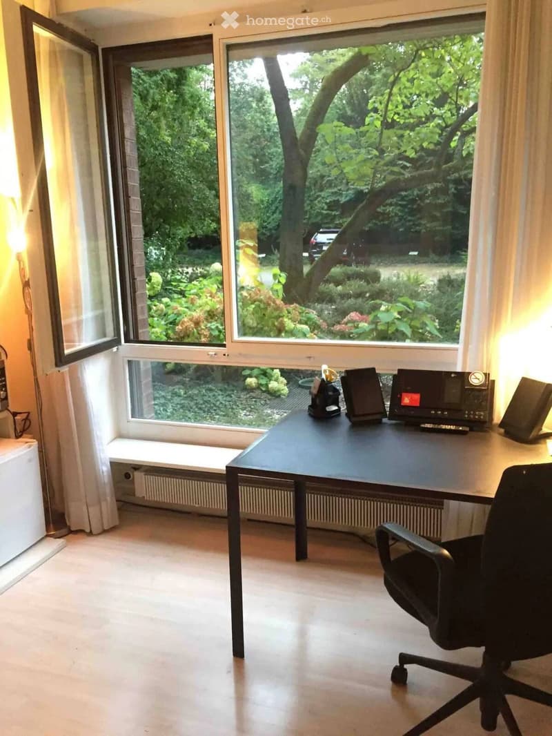 Appartamento studio arredato, luminoso su Rennweg a Basilea (2)