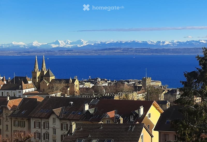 A sous-louer 4 pièces à Neuchâtel de juin à septembre (1)