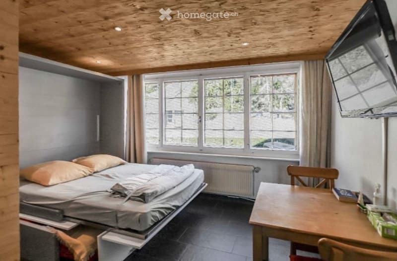 Studio meublé centre Crans | Piscine & Spa | Parking (3)