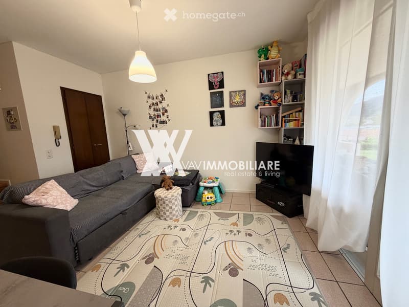 BALERNA: APPARTAMENTO 2.5 LOCALI CON VISTA NEL VERDE (6)